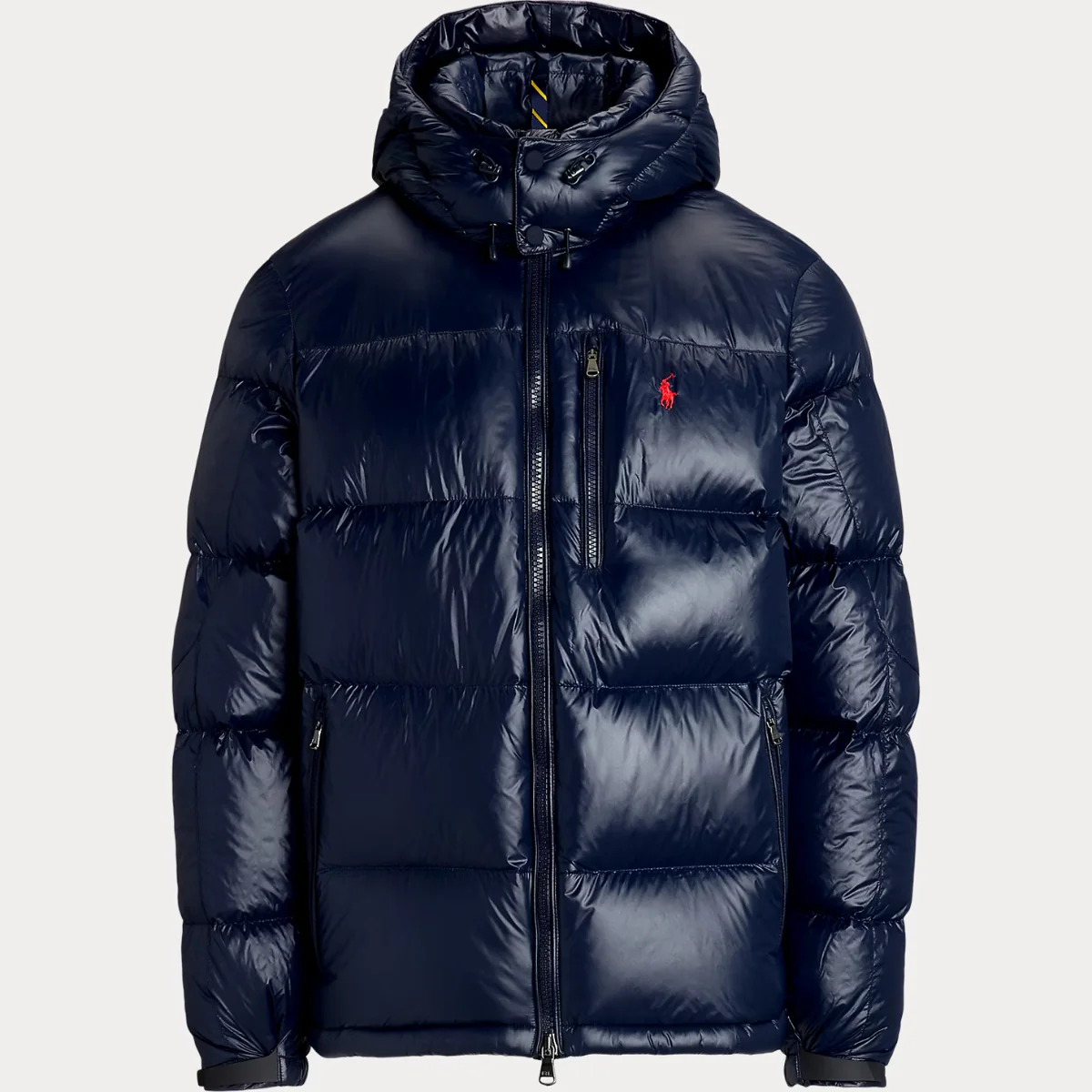 Gorham glänzende Steppjacke